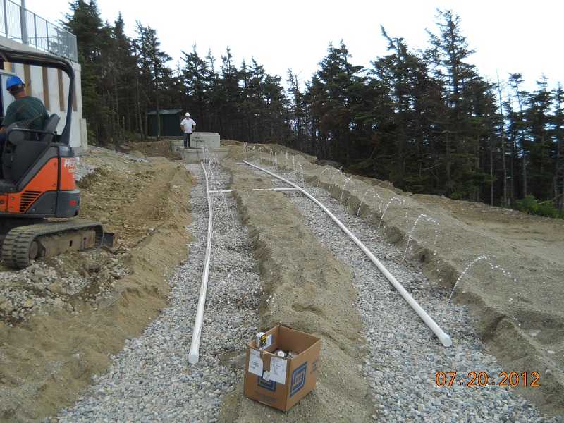 Mount equinox wastewater system Enman Kesselring Engineers